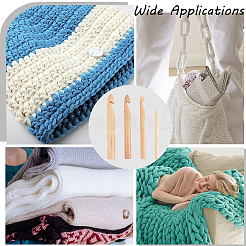 4Pcs 4 Styles Bamboo Crochet Hooks&nbsp;DIY-CL0002-62B