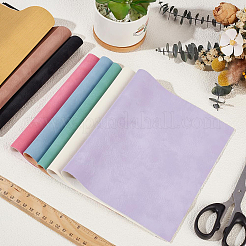 8Pcs 8 Colors Frosted PVC Imitation Leather Fabrics&nbsp;DIY-CL0001-72