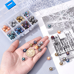 Christmas Electroplate Glass Beads&nbsp;EGLA-BC0001-003