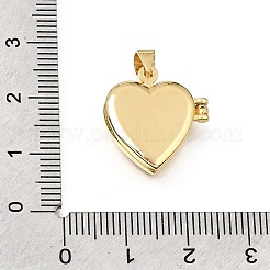 Brass & Natural Shell Locket Pendants&nbsp;SH-CBA7C77-05G