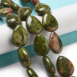 Natural Unakite Beads Strands&nbsp;G-P528-L19-01