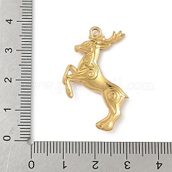 304 Stainless Steel Deer Pendants&nbsp;STAS-S186-07B-G