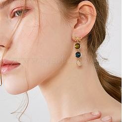 16Pcs Bowknot Brass Stud Earrings&nbsp;DIY-DC0002-19