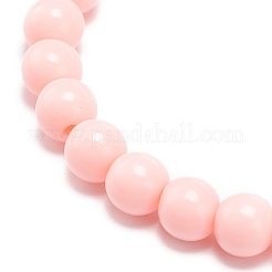 6Pcs 6 Color Candy Color Acrylic Round Beaded Stretch Bracelets Set&nbsp;BJEW-JB08985