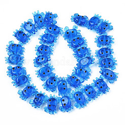 Handmade Lampwork Beads Strands&nbsp;LAMP-Q031-018B
