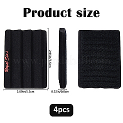 4Pcs EVA Foam Patches with Hook and Loop for Fly Fishing&nbsp;AJEW-FH0006-92