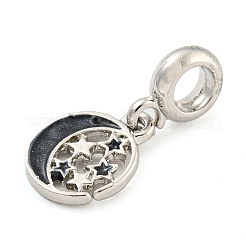 Rack Plating Alloy Enamel European Dangle Charms&nbsp;FIND-B034-09P
