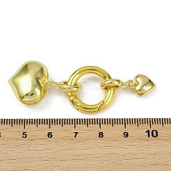 Brass Spring Gate Rings&nbsp;KK-M322-11G-02