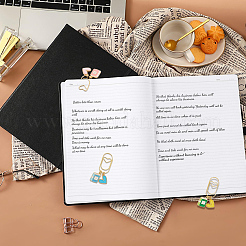 6Pcs Iron Paper Clips&nbsp;AJEW-BM00006