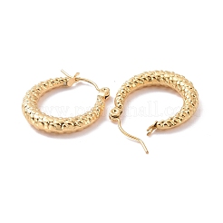 Ion Plating(IP) 304 Stainless Steel Chunky Hoop Earrings for Women&nbsp;X-EJEW-G293-19G