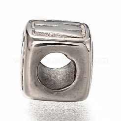 Tarnish Resistant 304 Stainless Steel European Beads&nbsp;OPDL-L020-001W