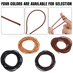 5M Round Braided Cowhide Letter Cord&nbsp;WL-GF0001-34A-02