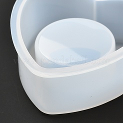 DIY Heart Candleholder Silicone Molds&nbsp;DIY-B027-01
