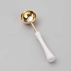 Brass Handle Wax Sealing Stamp Melting Spoon&nbsp;TOOL-WH0133-53A