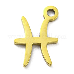 12Pcs Ion Plating(IP) 304 Stainless Steel Pendants&nbsp;STAS-H180-01G