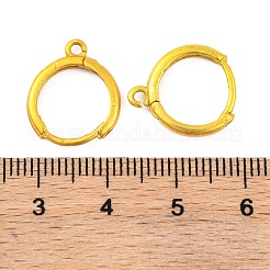 Brass Hoop Earring Findings&nbsp;KK-G502-01G