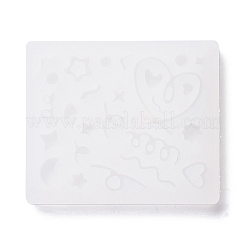 Line & Flat Round & Heart & Star & Flower & Moon Filling Silicone Molds&nbsp;LS-DIY-M029-08