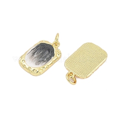 Brass Enamel Pendants&nbsp;KK-I723-08G