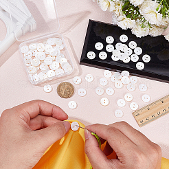 100Pcs Shell Buttons&nbsp;FIND-WR0012-85