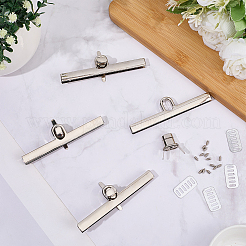 4Pcs Zinc Alloy Twist Bag Lock Purse Catch Clasps&nbsp;PURS-CP0001-03P