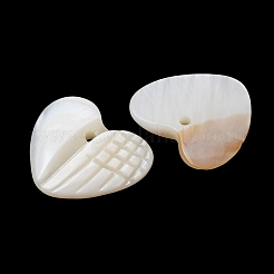 Natural Freshwater Shell Carved Pendants&nbsp;SHEL-K006-70C