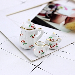 Cherry Pattern Mini Ceramic Tea Sets&nbsp;BOTT-PW0002-126