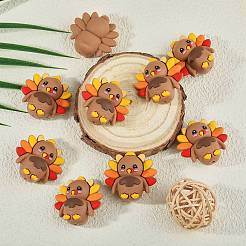 10Pcs Food Grade Eco-Friendly Silicone Beads&nbsp;SIL-SZ0003-17
