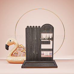 Wooden Jewelry Display Tower with Tray&nbsp;EDIS-WH0030-22