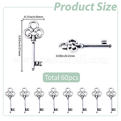 60Pcs Tibetan Style Alloy Pendants&nbsp;TIBEP-SC0003-37