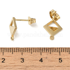Ion Plating(IP) 304 Stainless Steel Stud Earring Findings&nbsp;STAS-I206-85G