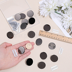 16Pcs Alloy Blank Flat Round Label Tags&nbsp;FIND-PH0062-03B