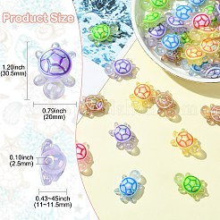 UV Plating Opaque Acrylic Beads&nbsp;OACR-CJC0006-27