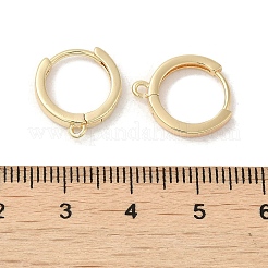 Brass Hoop Earrings Finding&nbsp;X-KK-H455-62G