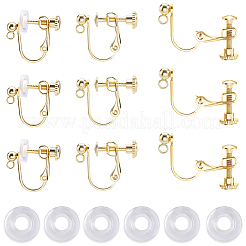 20Pcs 316 Stainless Steel Clip-on Earring Findings&nbsp;STAS-BBC0009-83G