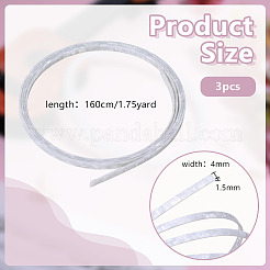 Plastic Guitar Edging Strips&nbsp;OCOR-WH0077-135A