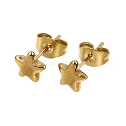 304 Stainless Steel Stud Earrings for Women&nbsp;EJEW-G459-01D-G