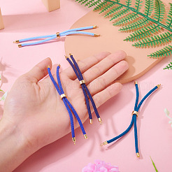 4Pcs 4 Colors Polyester Cord Bracelet Making&nbsp;MAK-TA0001-42