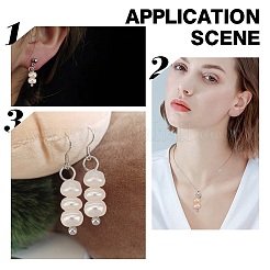 4 Sets 2 Colors  Natural Cultured Freshwater Pearl Pendants&nbsp;FIND-AR0004-60