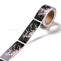 Flower Pattern Paper Gift Tag Stickers&nbsp;DIY-C011-01A