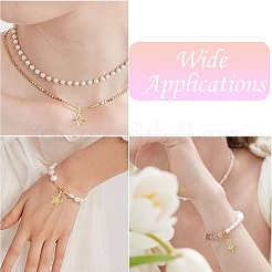 10Pcs 10 Styles Star Brass Micro Pave Clear Cubic Zirconia Charms&nbsp;KK-CJ0002-43