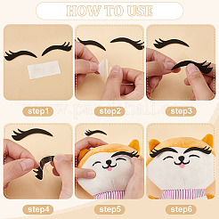 20Sets Non-Woven Cake Insert Card Decoration&nbsp;AJEW-FG0004-05