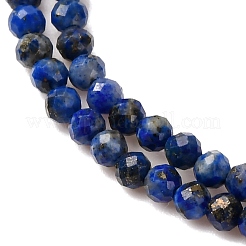 Natural Lapis Lazuli Beads Strands&nbsp;G-D165-B-2mm