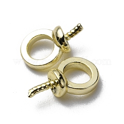 Brass Screw Eye Peg Bails&nbsp;KK-WH0031-23LG