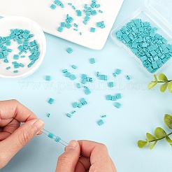 300Pcs 3 Style 2-Hole Baking Paint Glass Seed Beads&nbsp;SEED-CN0001-06