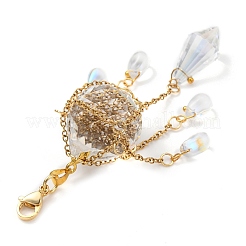 Glass Pendant Decorations&nbsp;HJEW-JM01579-01
