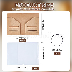 Travel Notebook Accessories Sets&nbsp;AJEW-CP0009-02A