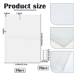 PP Plastic Detachable Binder Cover with Clip&nbsp;OFST-WH0004-113B-01