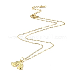 Ion Plating(IP) 304 Stainless Steel Pendant Necklaces for Women&nbsp;NJEW-B080-03G