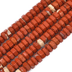 Natural Red Jasper Beads Strands&nbsp;G-L654-I02-01