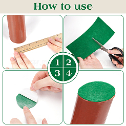 8M Blank Self-adhesive Chemical Fiber Felt Fabric&nbsp;AJEW-WH0481-449A